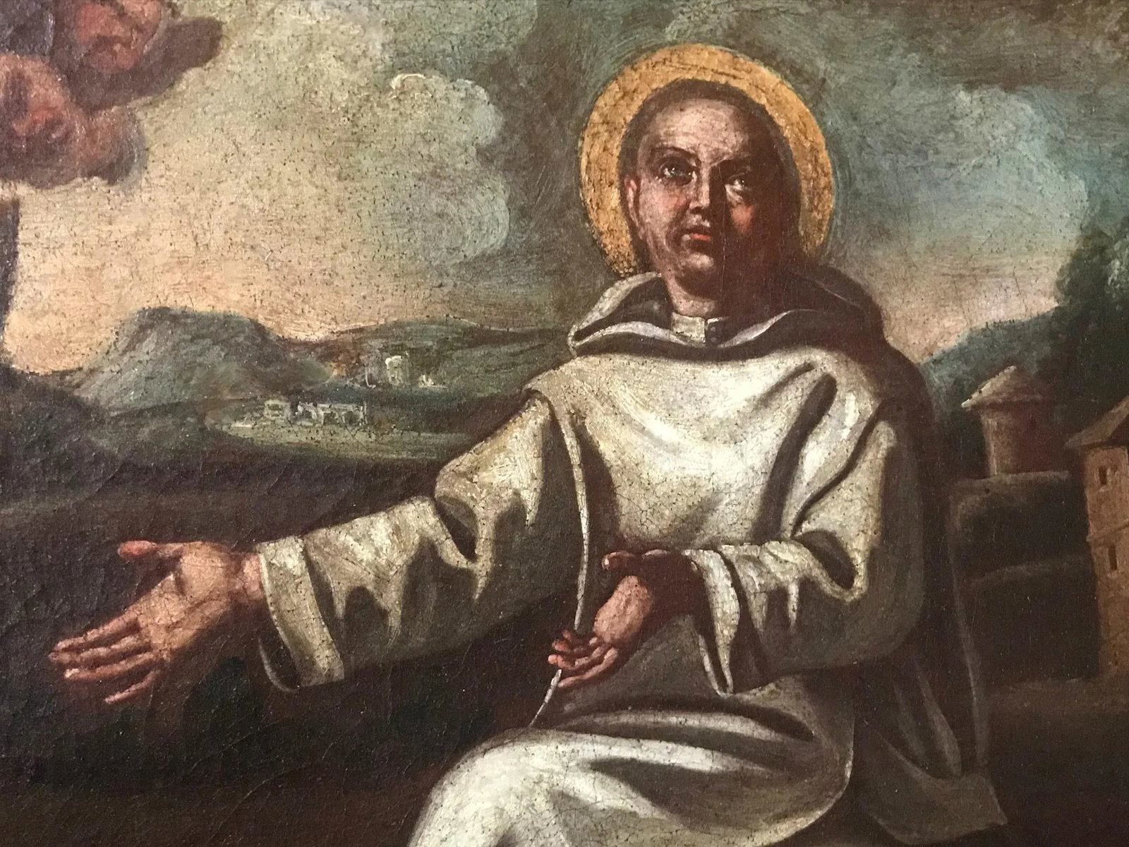 17th Century Saint Bernard of Clairvaux Painting - 4