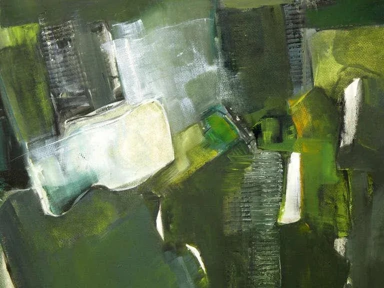 Janine Collier Oil on Canvas Titled "Val D'Oise," 20th Century - 3