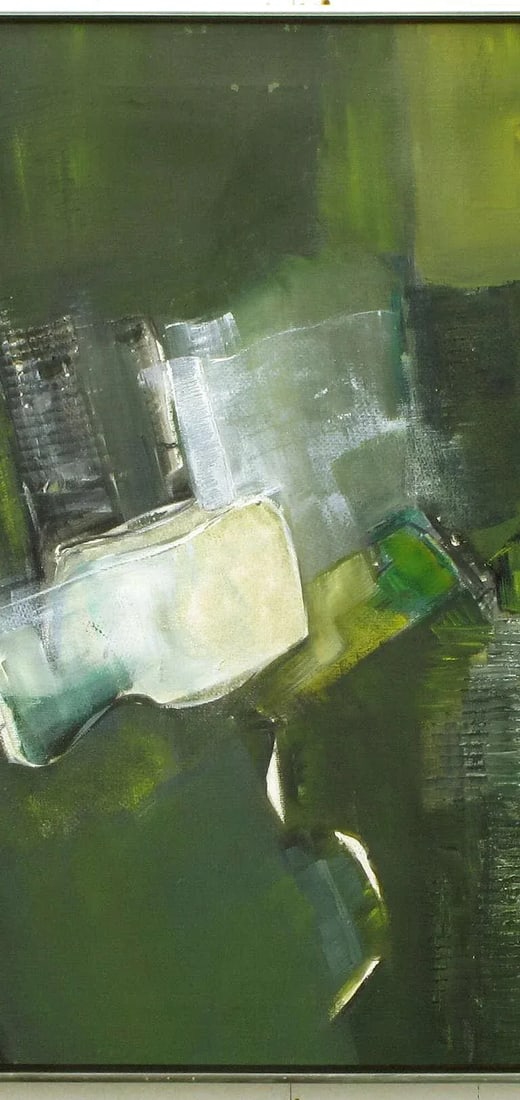 Janine Collier Oil on Canvas Titled "Val D'Oise," 20th Century - 5
