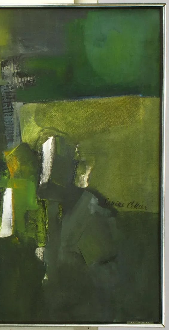 Janine Collier Oil on Canvas Titled "Val D'Oise," 20th Century - 6