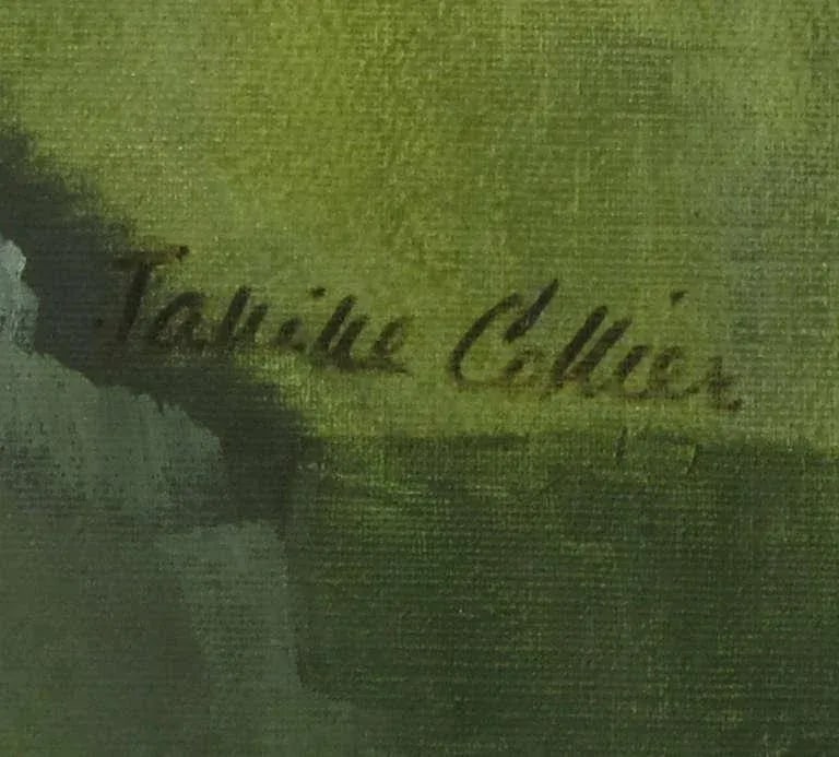 Janine Collier Oil on Canvas Titled "Val D'Oise," 20th Century - 7