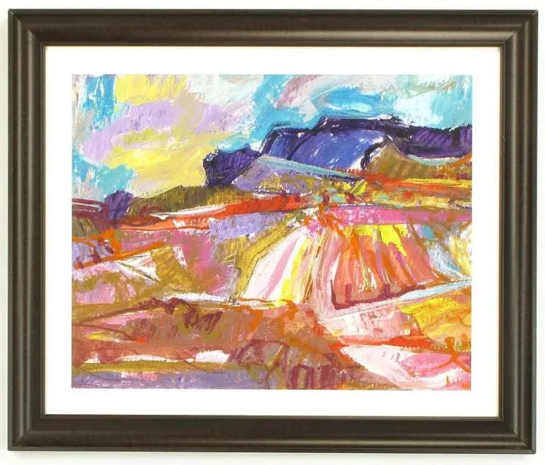 Jean Krille' "Utah '88" Acrylic on Art Board - 2