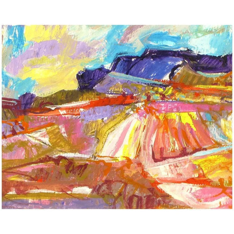 Jean Krille' "Utah '88" Acrylic on Art Board - 5