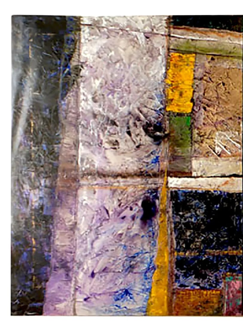 Juan Carlos Macias Abstract Triptych Painting - 2