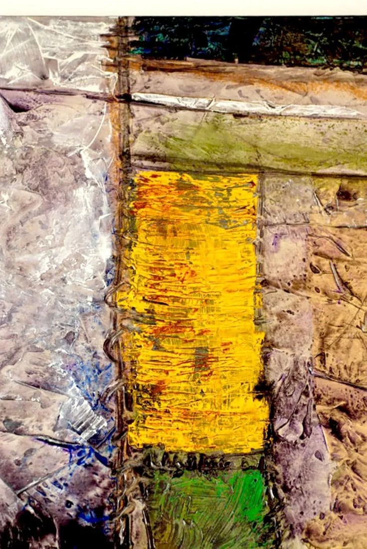 Juan Carlos Macias Abstract Triptych Painting - 5