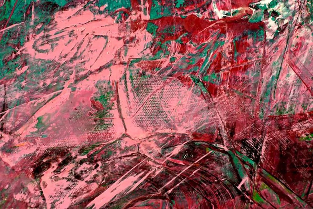 Juan Carlos Macias Abstract Triptych Painting - 6