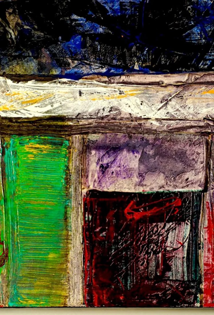 Juan Carlos Macias Abstract Triptych Painting - 8