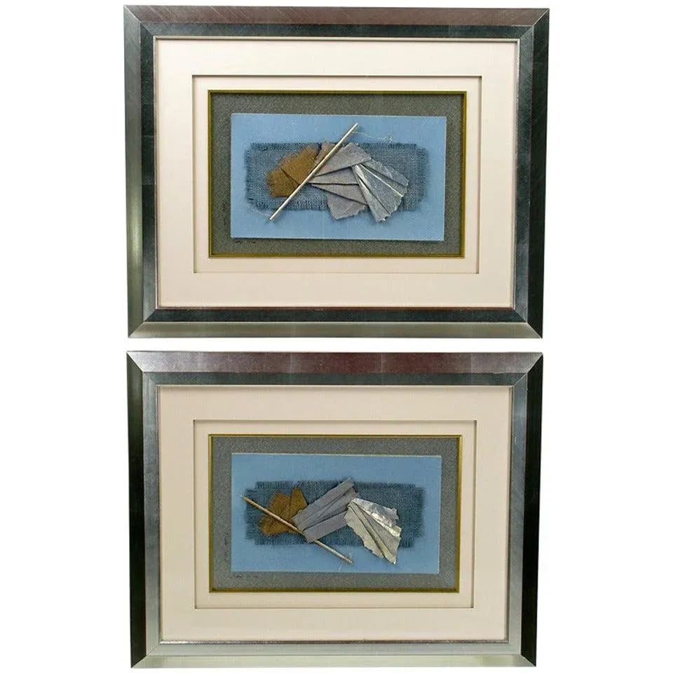 Mixed Media Works by Tracy Wise - a Pair - 10