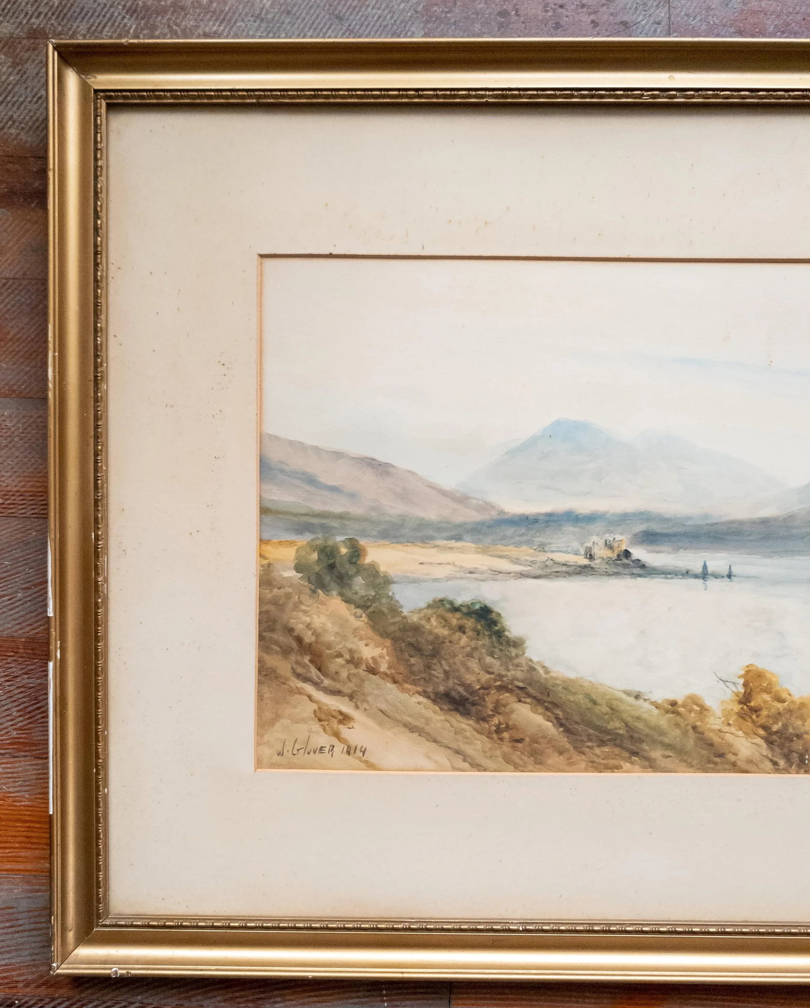 Early 20th Century English Watercolor Landscape of Scottish Loch Awe by William Glover - 3