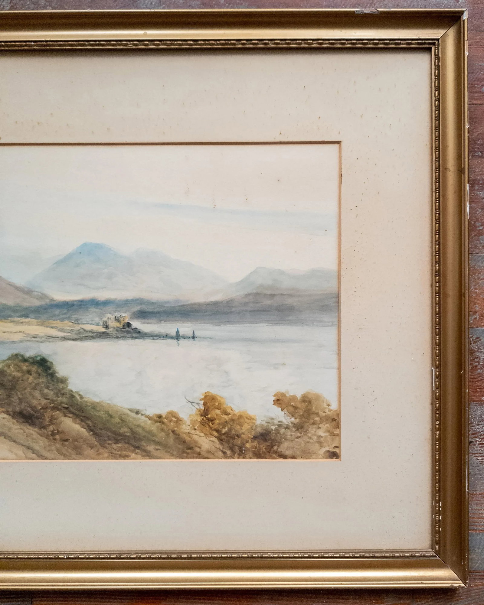 Early 20th Century English Watercolor Landscape of Scottish Loch Awe by William Glover - 4