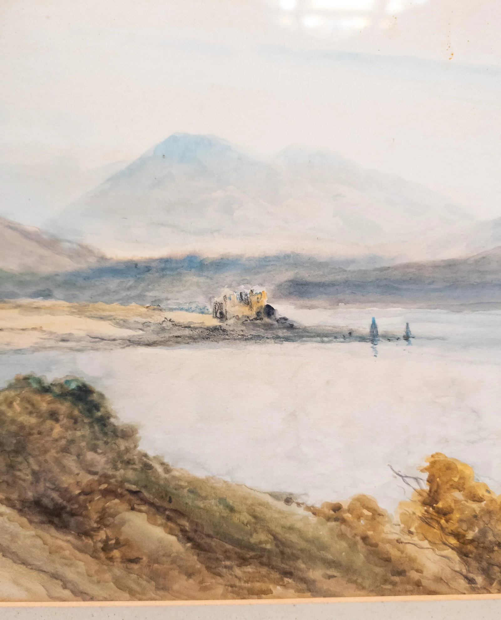 Early 20th Century English Watercolor Landscape of Scottish Loch Awe by William Glover - 7