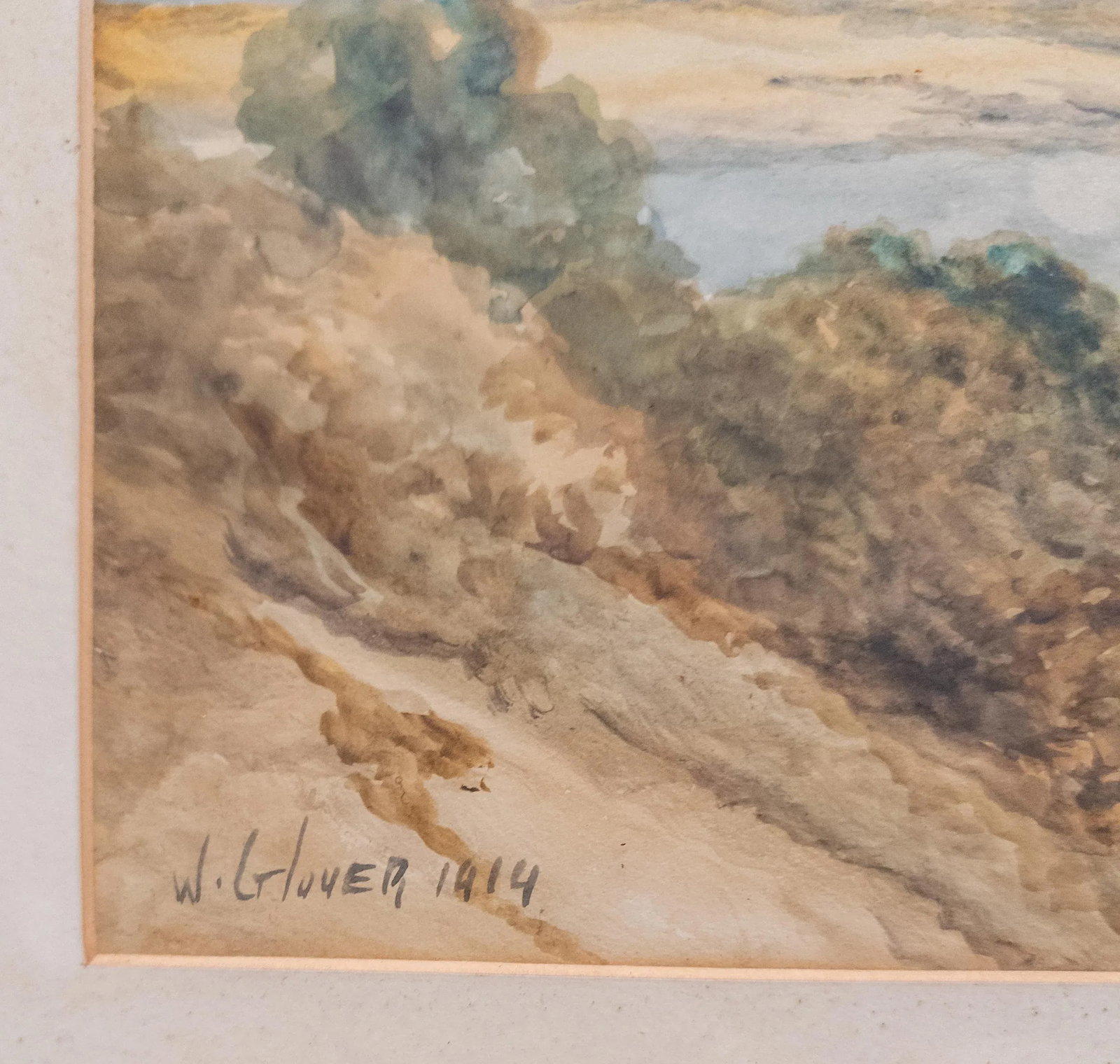 Early 20th Century English Watercolor Landscape of Scottish Loch Awe by William Glover - 8