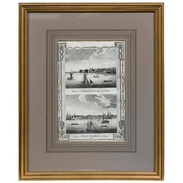 Framed Print, English Harbor Views, Early 19th Century - 4