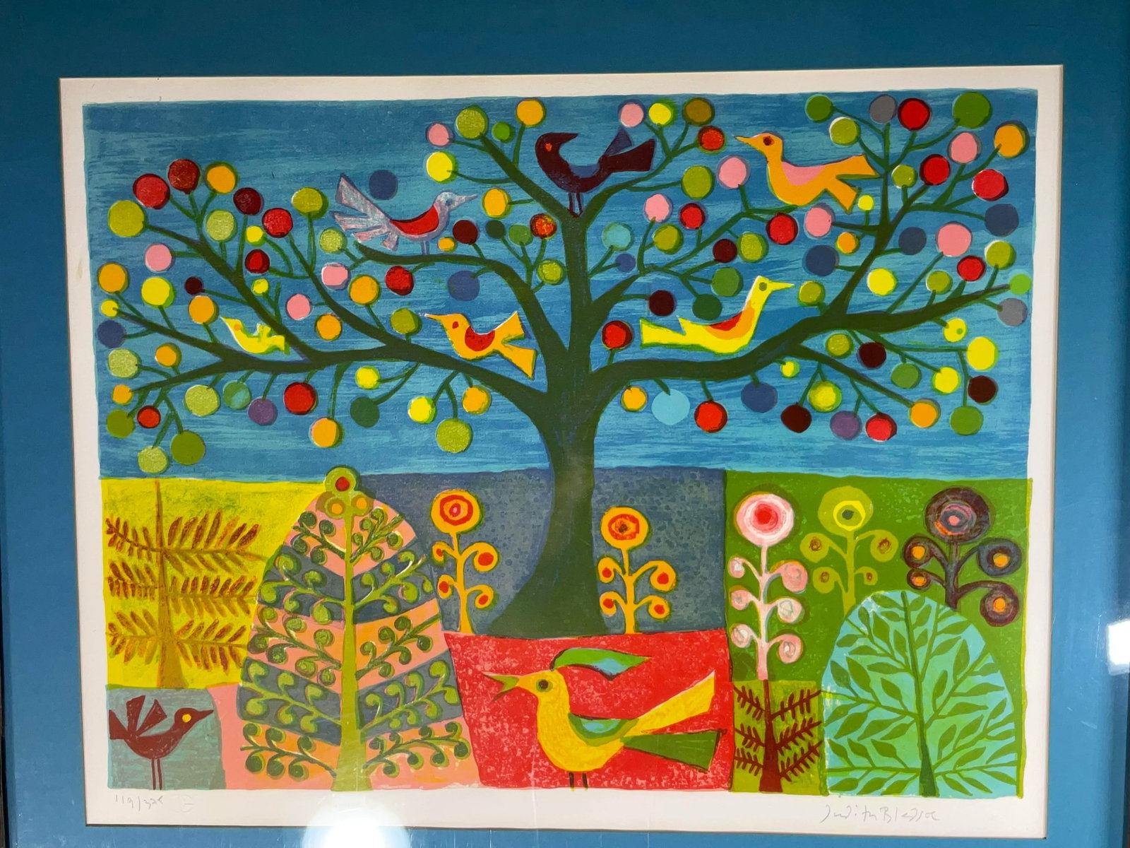 Signed Whimsical Lithograph by Judith Bledsoe - 10