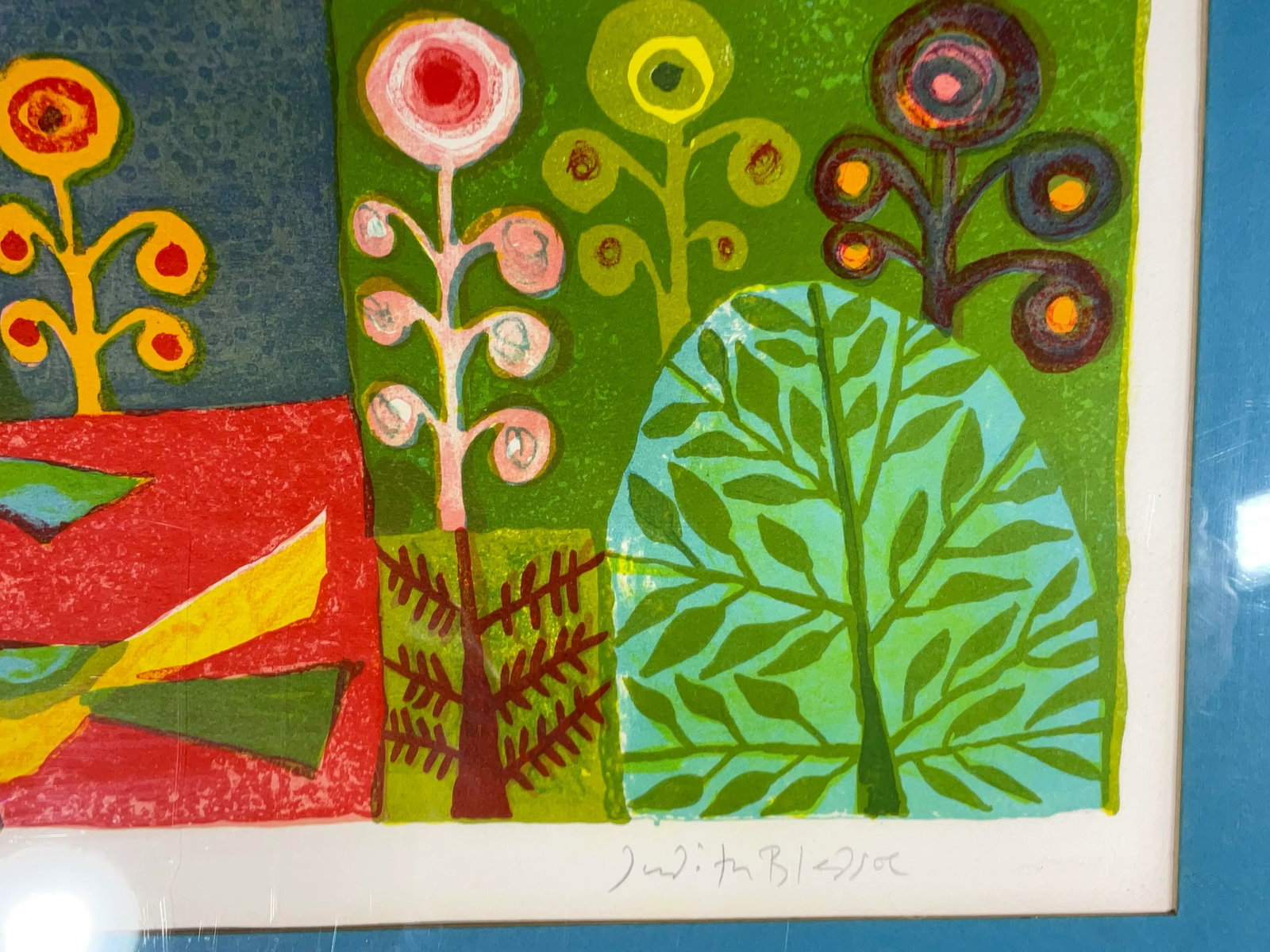 Signed Whimsical Lithograph by Judith Bledsoe - 8