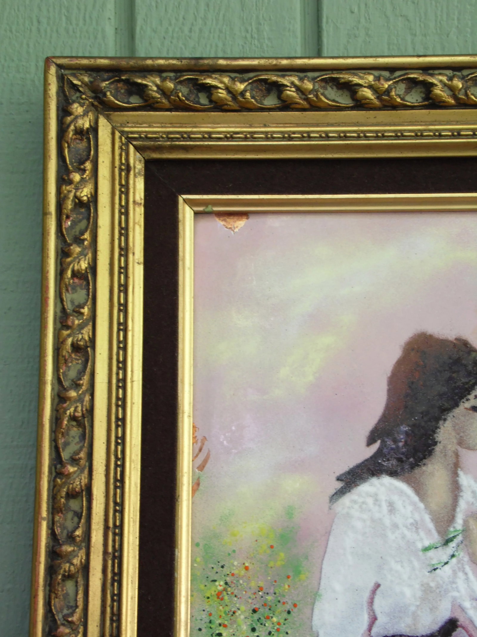 Vintage French Impressionist Enamel on Copper Painting Artist Signed Jordine - 10