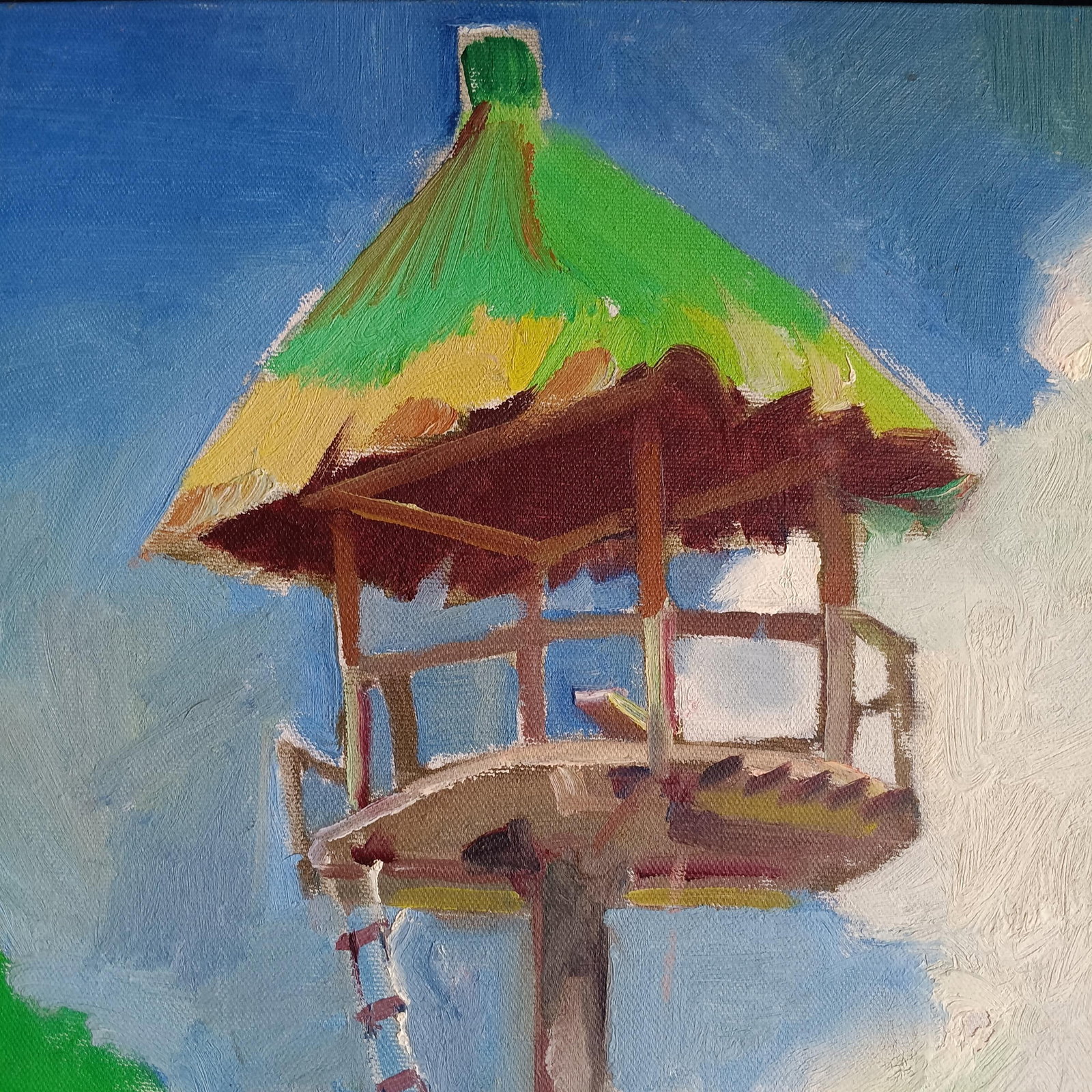 Xcaret Adventure and Water Park Near Cancun in Mexico Oil Painting - 2