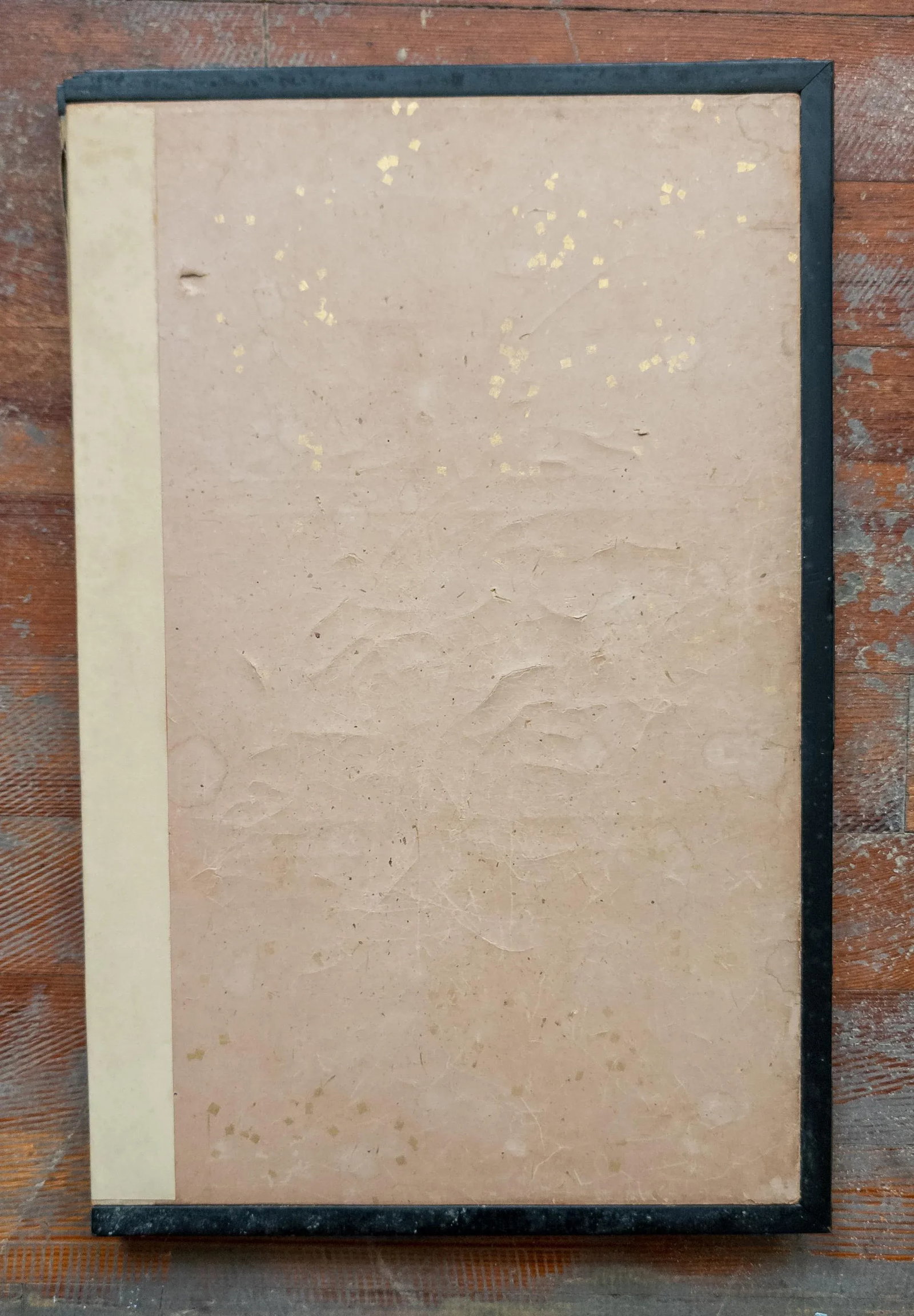 19th Century Japanese Meiji Period Watercolor Folding Table Screen Painting - 10
