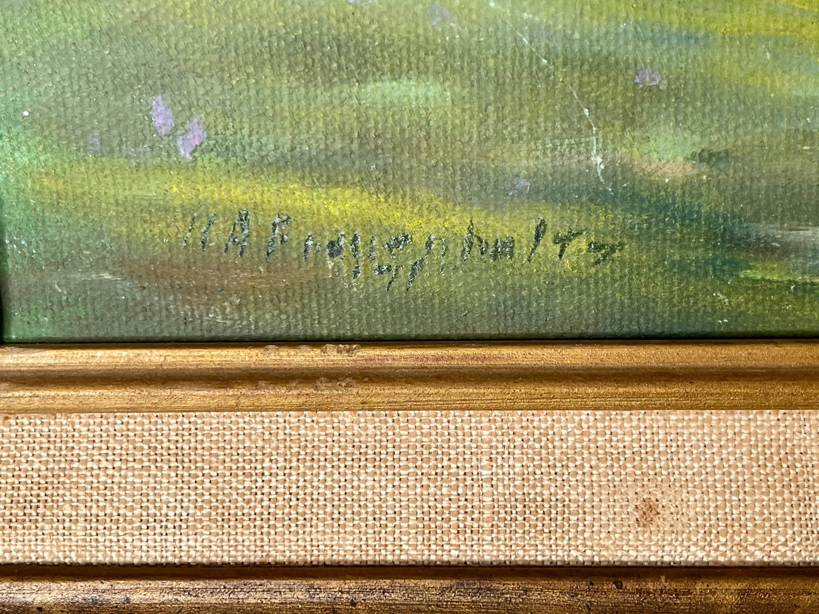 1971 South Seas Framed Oil Painting - 11