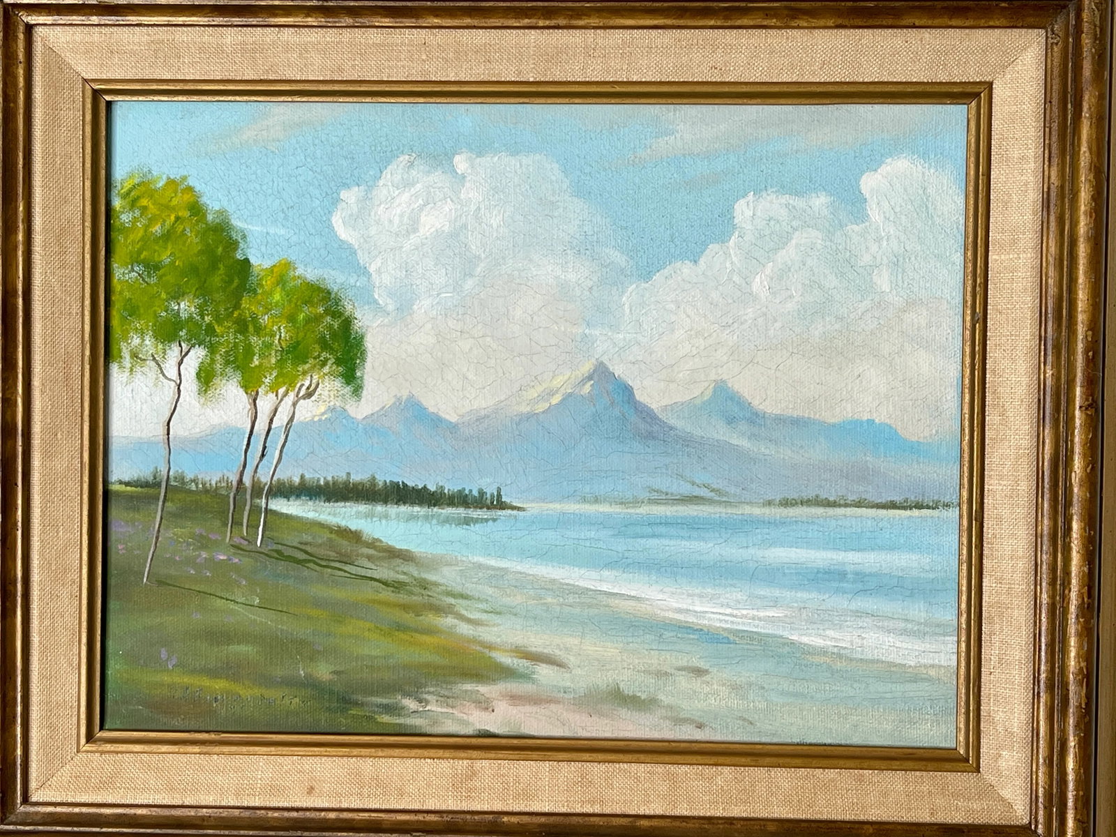 1971 South Seas Framed Oil Painting - 3