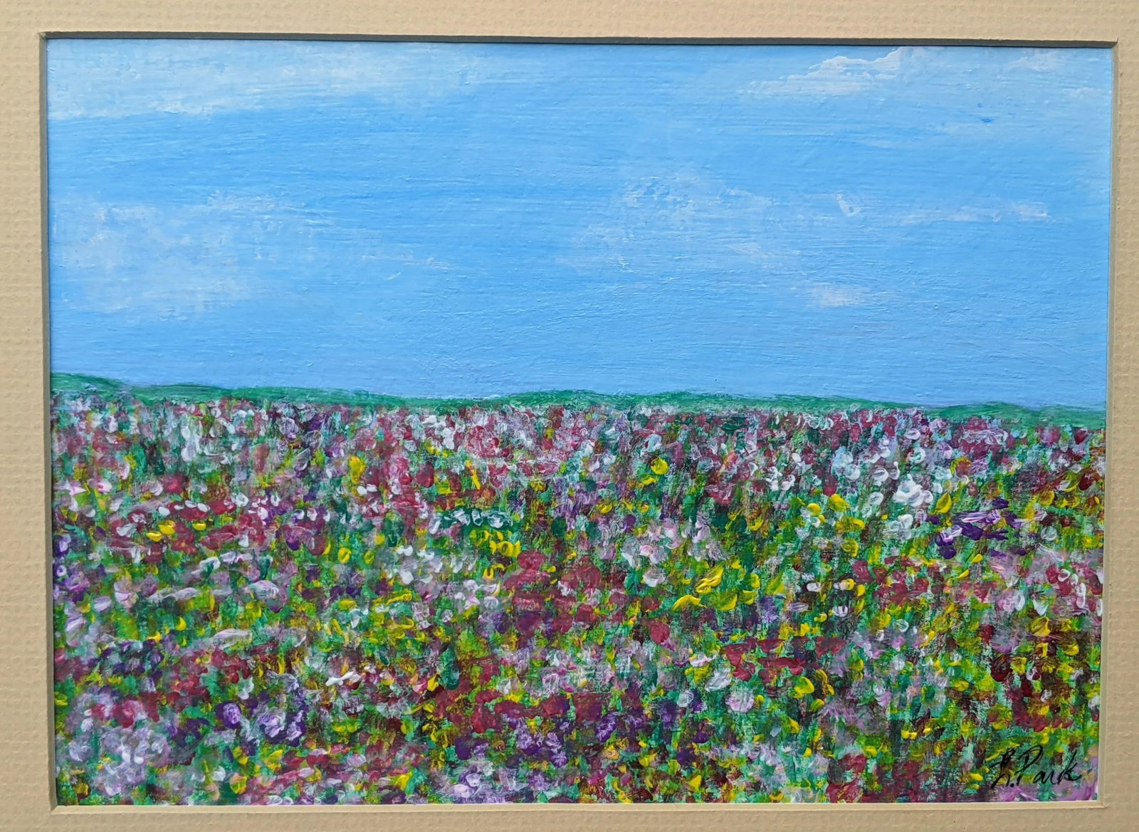 Original Landscape Impressionist Painting Framed and Signed - 3