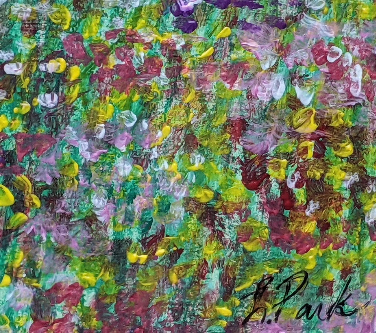 Original Landscape Impressionist Painting Framed and Signed - 4
