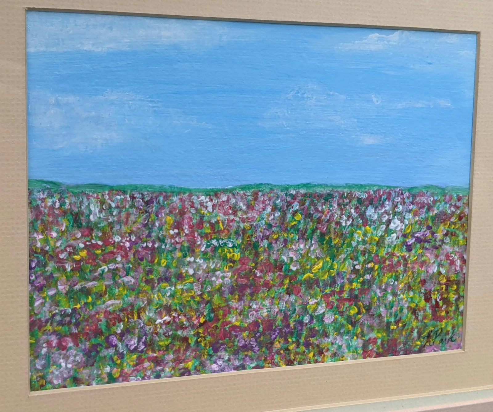 Original Landscape Impressionist Painting Framed and Signed - 6