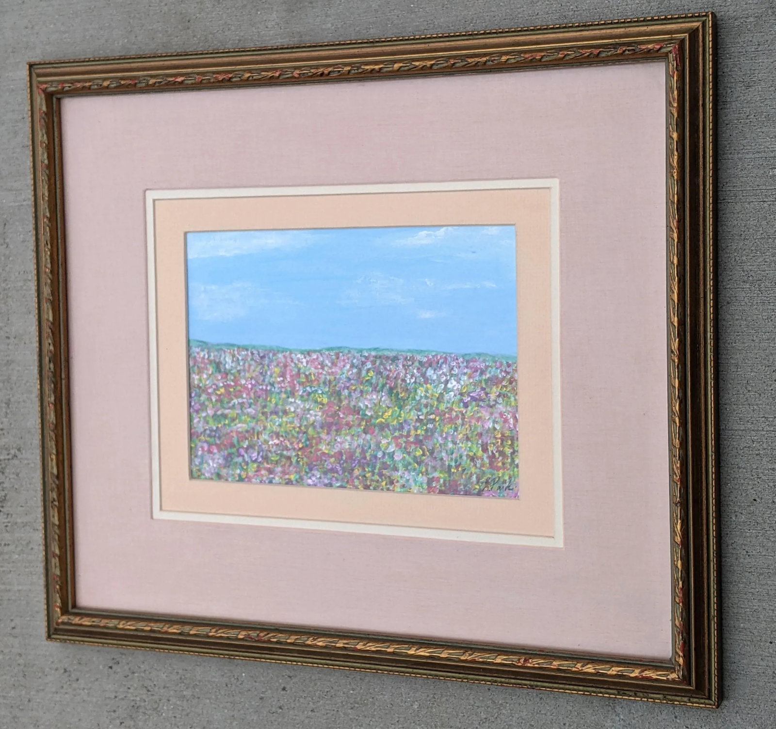Original Landscape Impressionist Painting Framed and Signed - 8