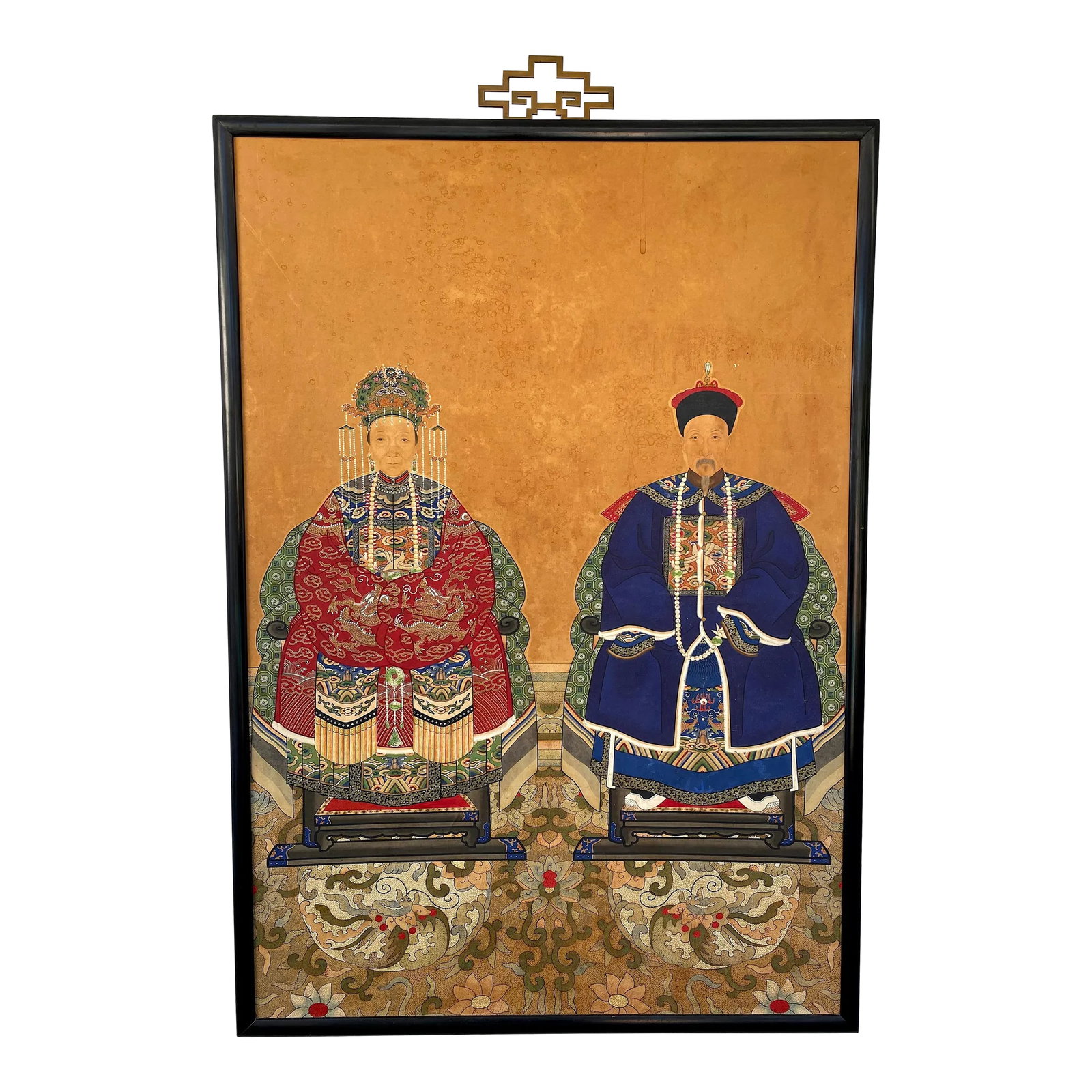 Large Antique Chinese Ancestor Painting (1 of 9)