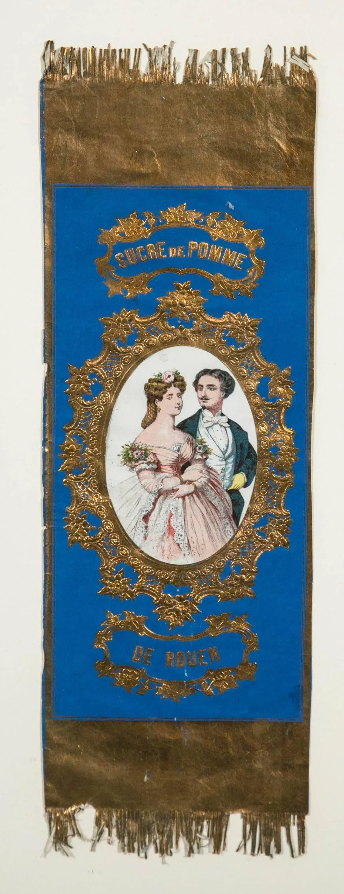 Antique Advertising or Display Banners "Sucre De Pomme," France, Circa 1880 - 2