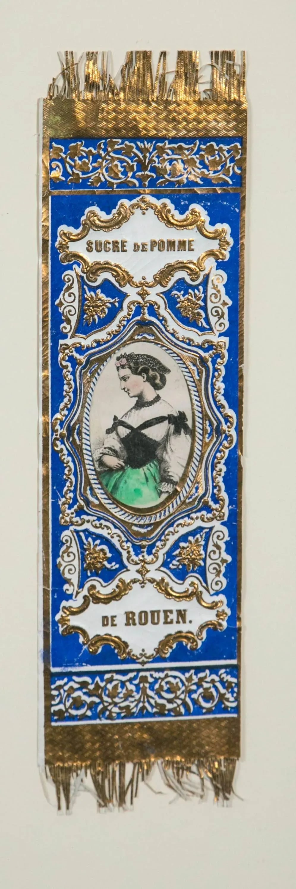 Antique Advertising or Display Banners "Sucre De Pomme," France, Circa 1880 - 4