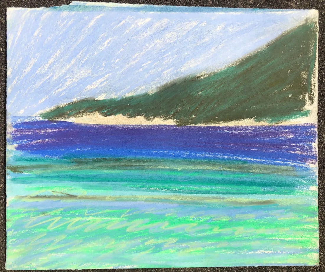 1970s Adrienne Anderson Caribbean Pastel - 2