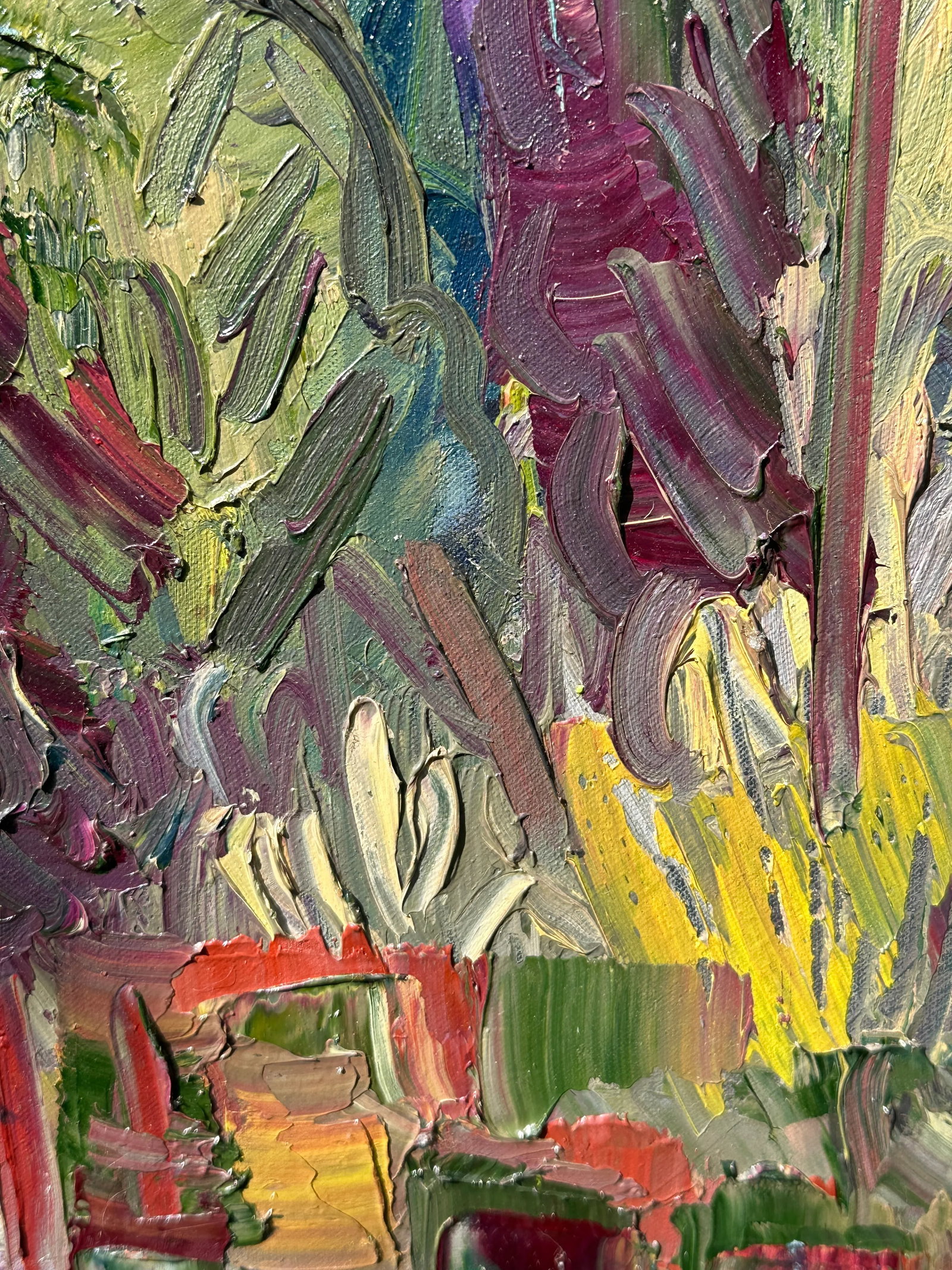 Expressionist California Plein Air Original Oil Painting - 3