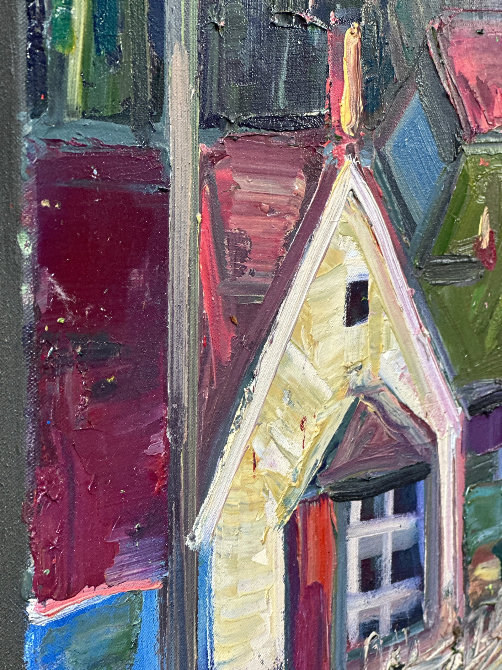 Expressionist California Plein Air Original Oil Painting - 7