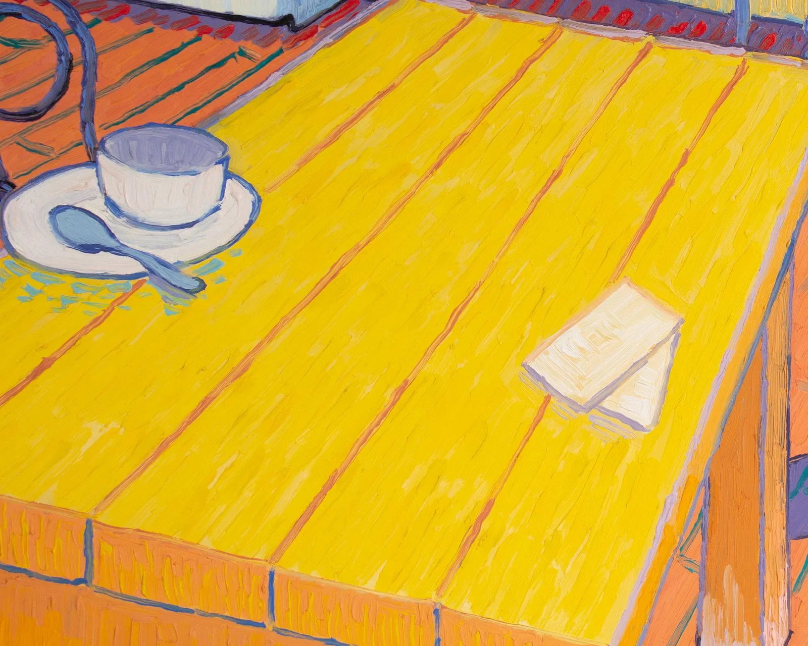 1996 "Studio" Oil on Board Painting by Tom Porter - 10