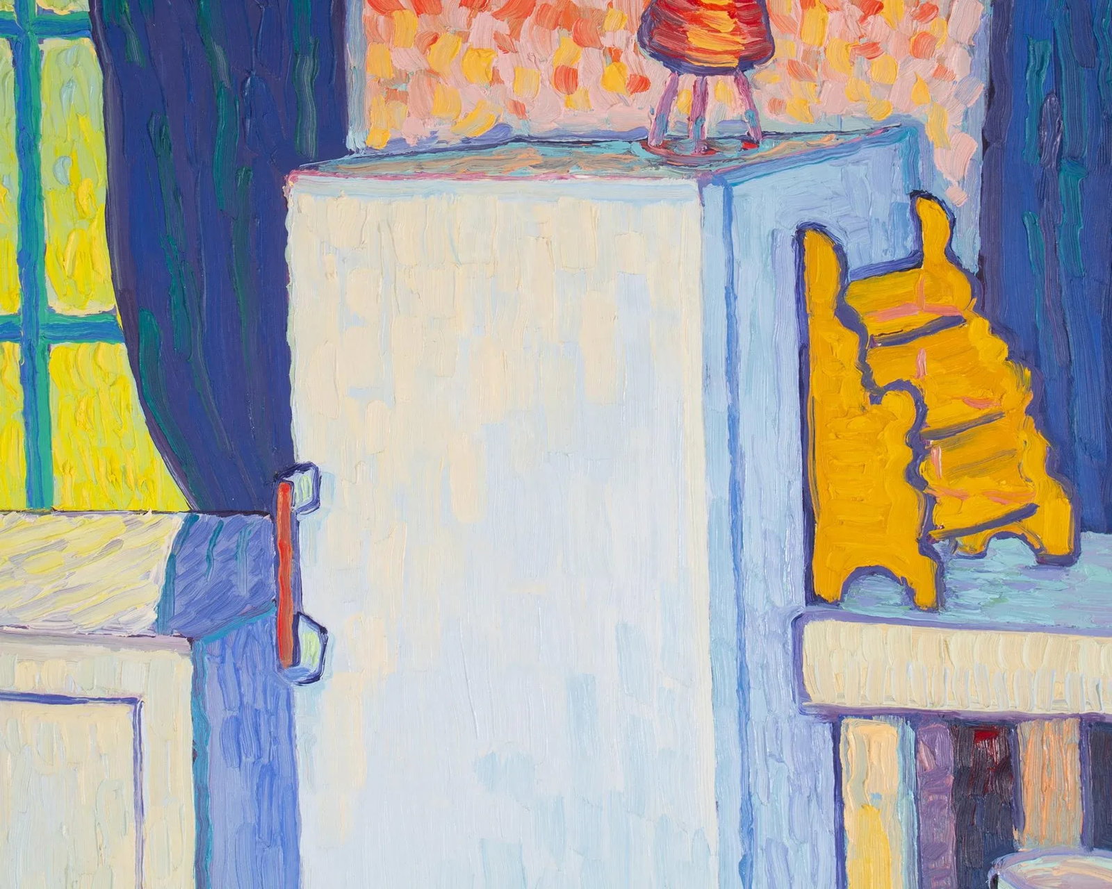 1996 "Studio" Oil on Board Painting by Tom Porter - 5