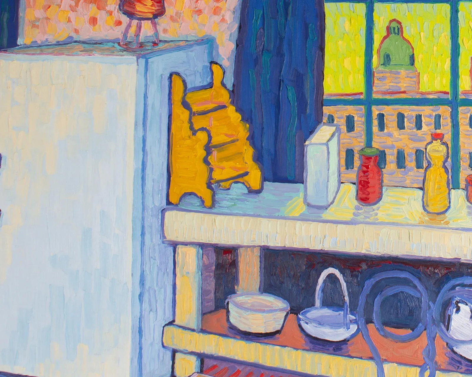 1996 "Studio" Oil on Board Painting by Tom Porter - 6