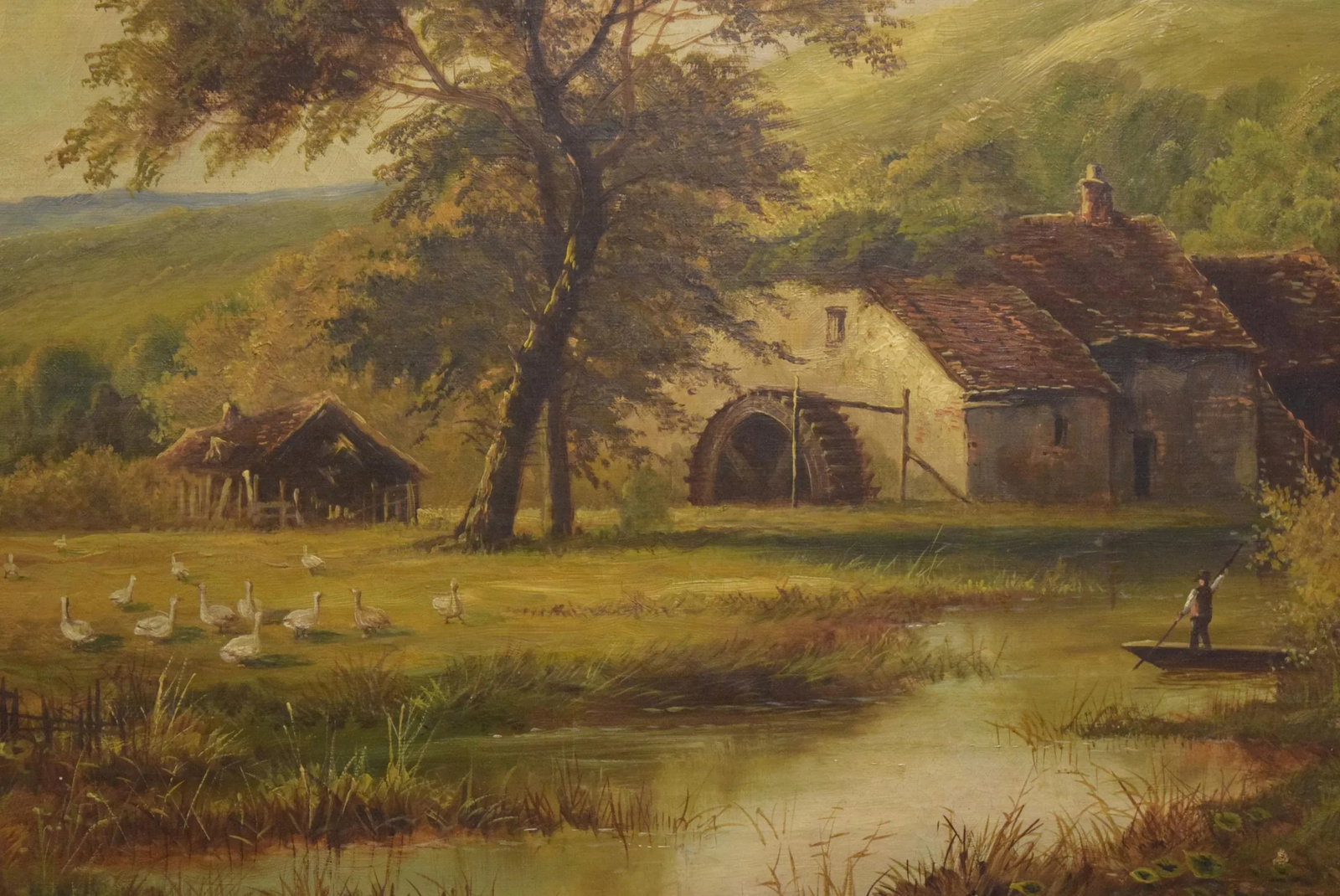 Oil on Canvas-Landscape-Signed O. (Octavius) T. Clark - 4