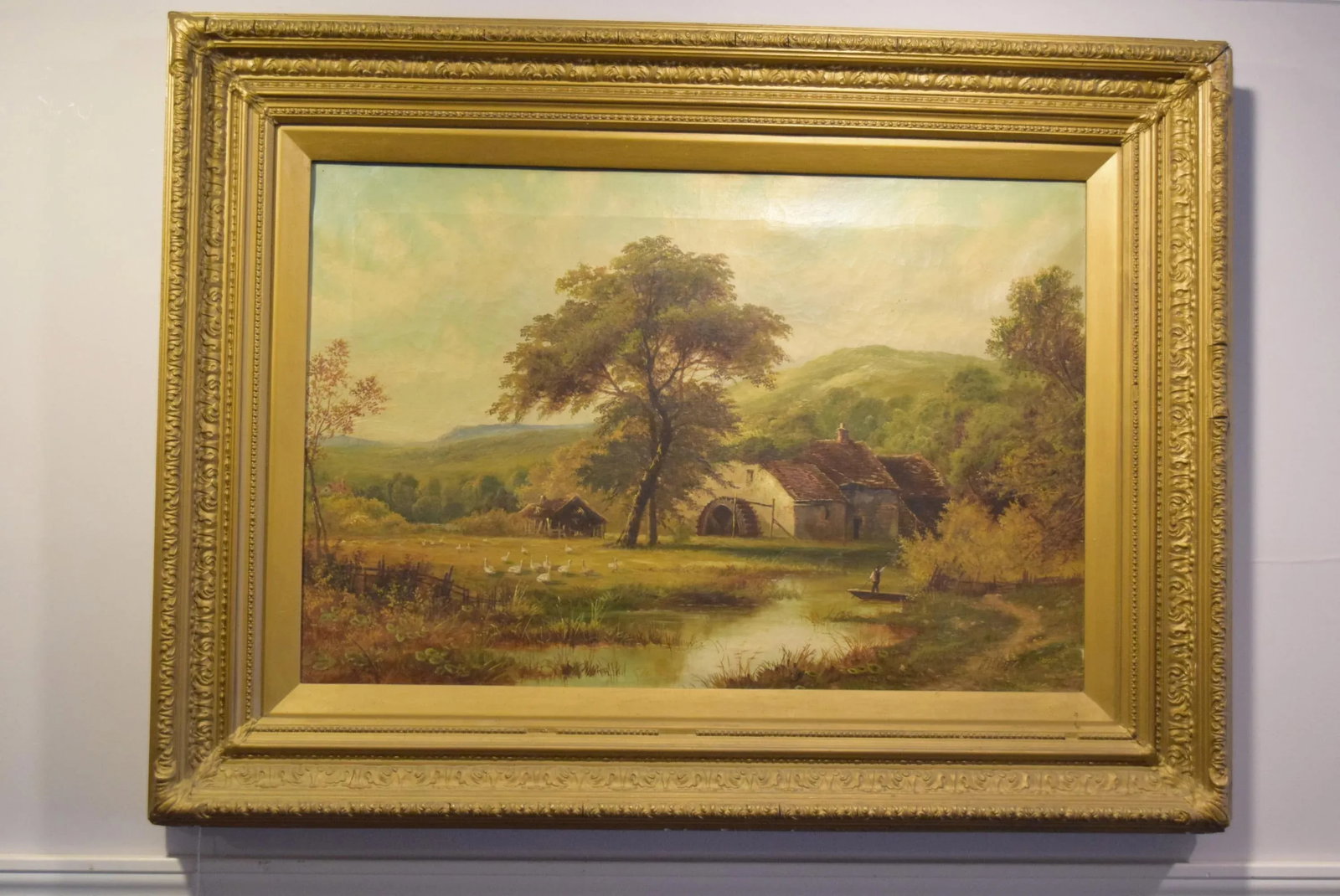Oil on Canvas-Landscape-Signed O. (Octavius) T. Clark - 8
