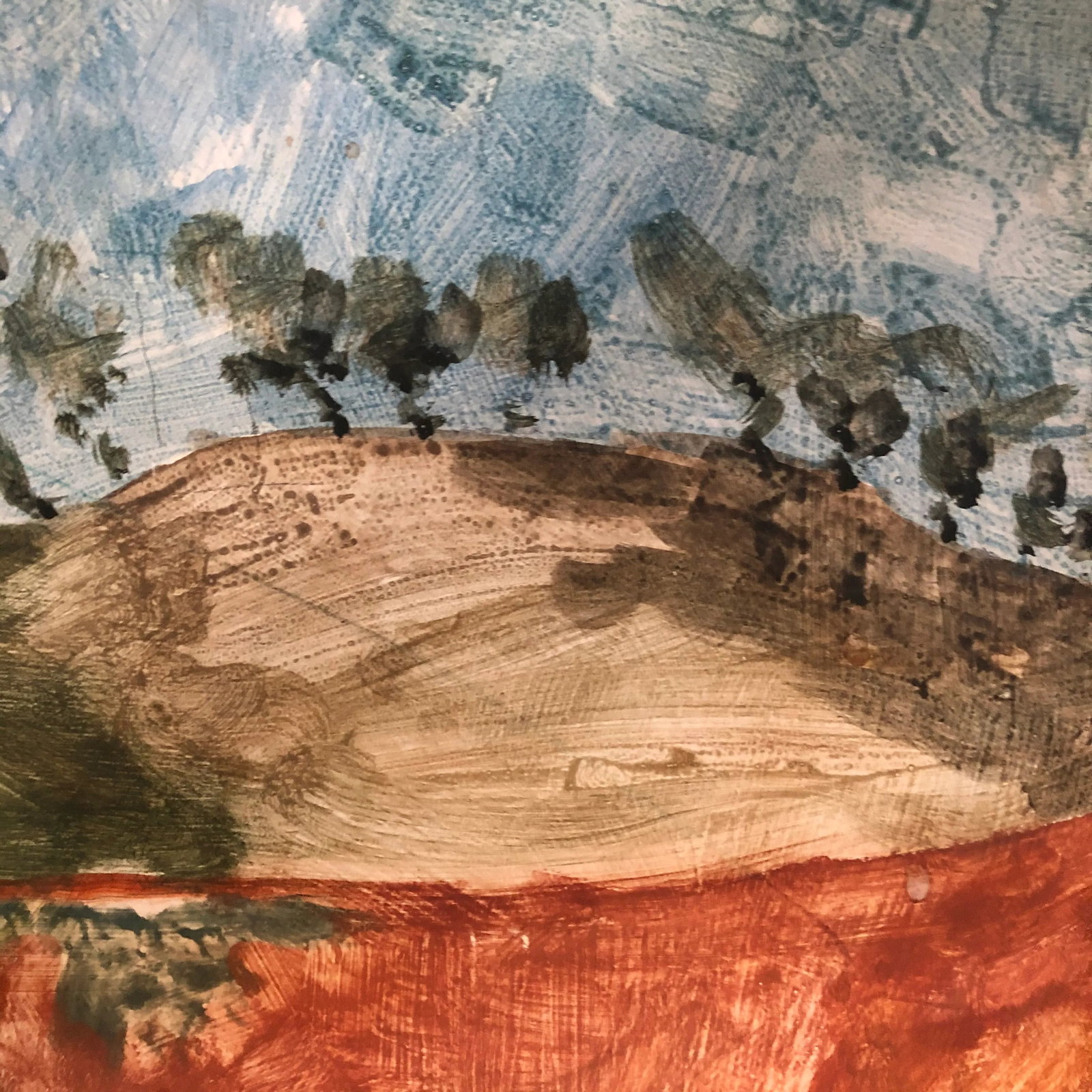 1958 Original Tom Van Sant California Landscape Painting, Signed and Dated - 6