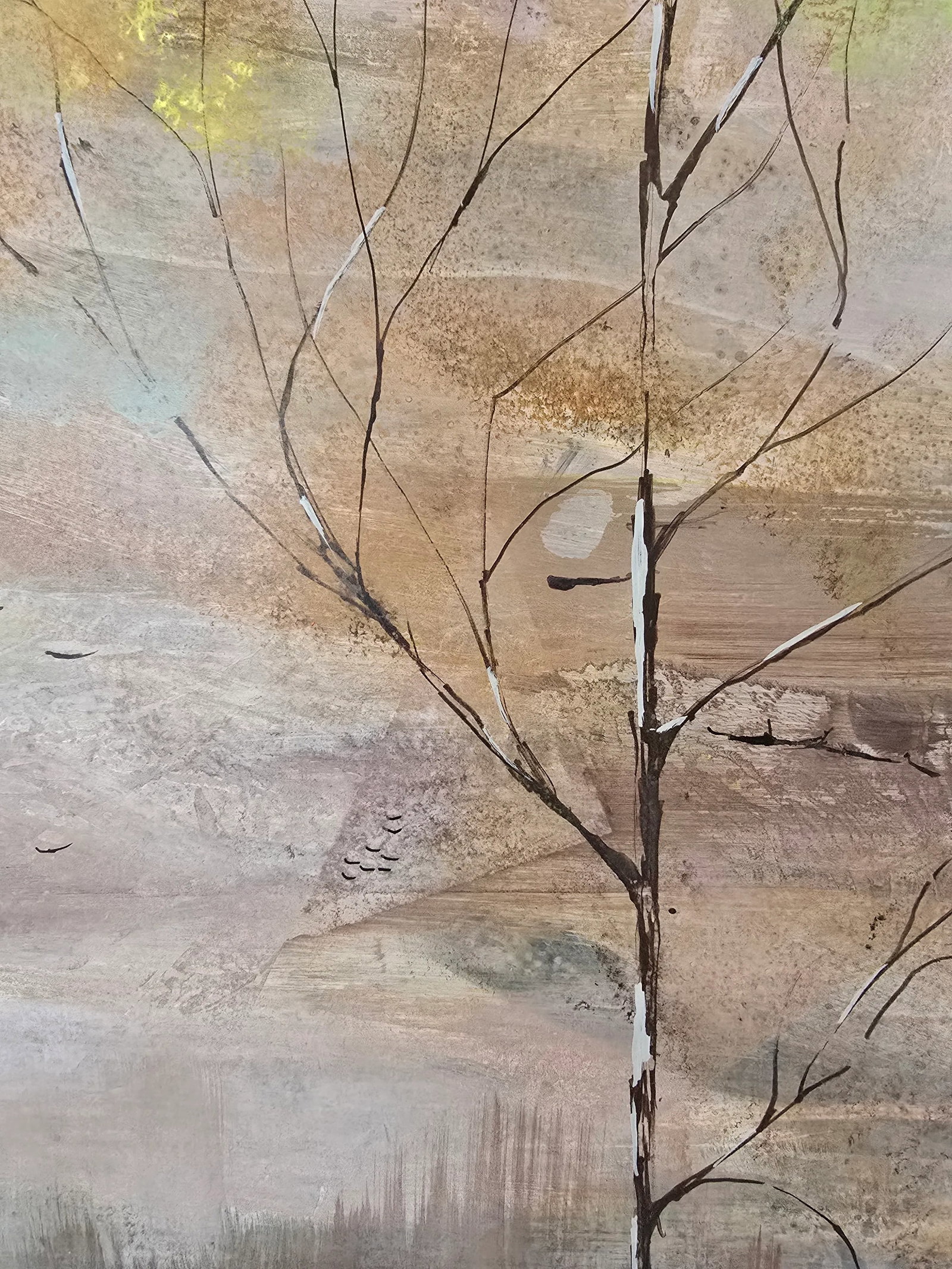 1970s Vintage Mid Century Signed Impressionist Painting Autumn - 3