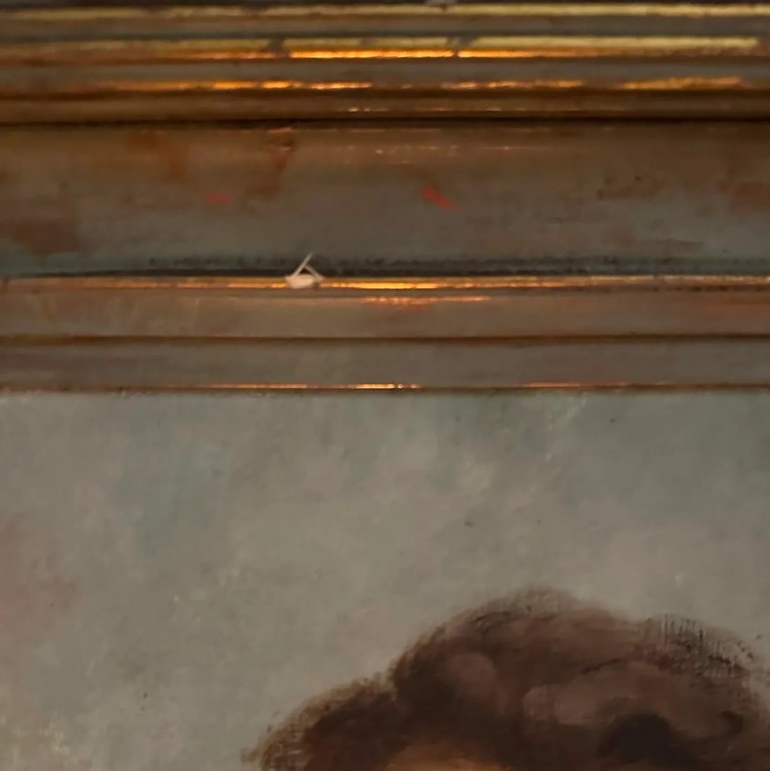 Antique Oil on Board Estate Portrait Painting of Lady / Woman in a Desert Landscape by Spanish Artis - 9