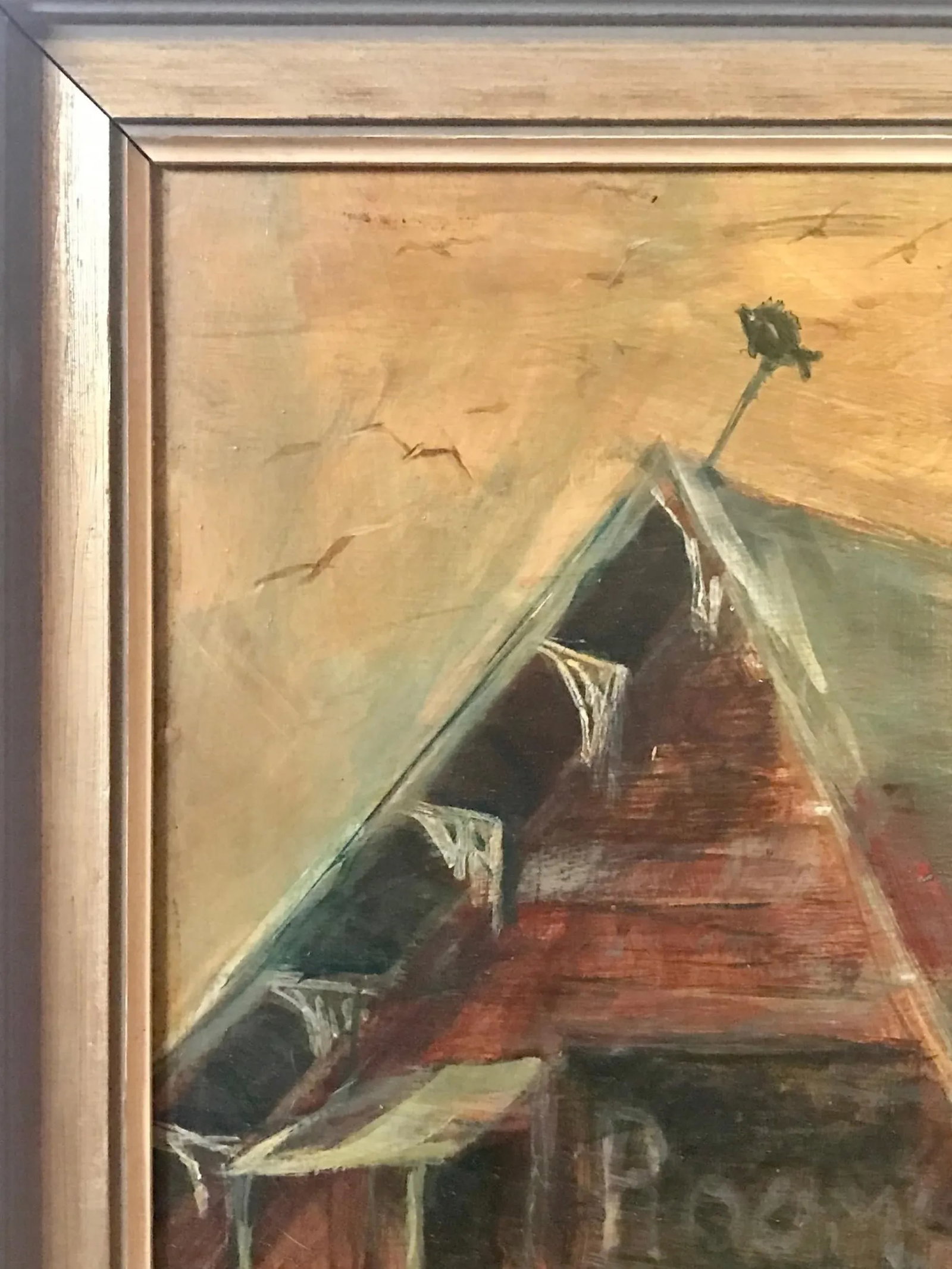Original Vintage Oil Painting "Peyton Place" - 2
