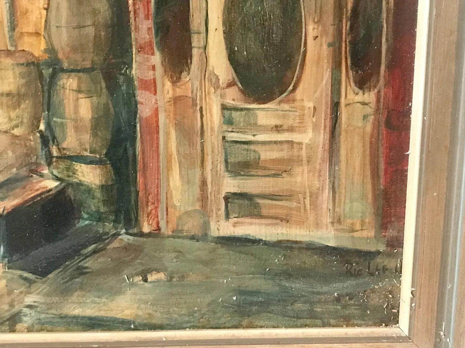 Original Vintage Oil Painting "Peyton Place" - 7