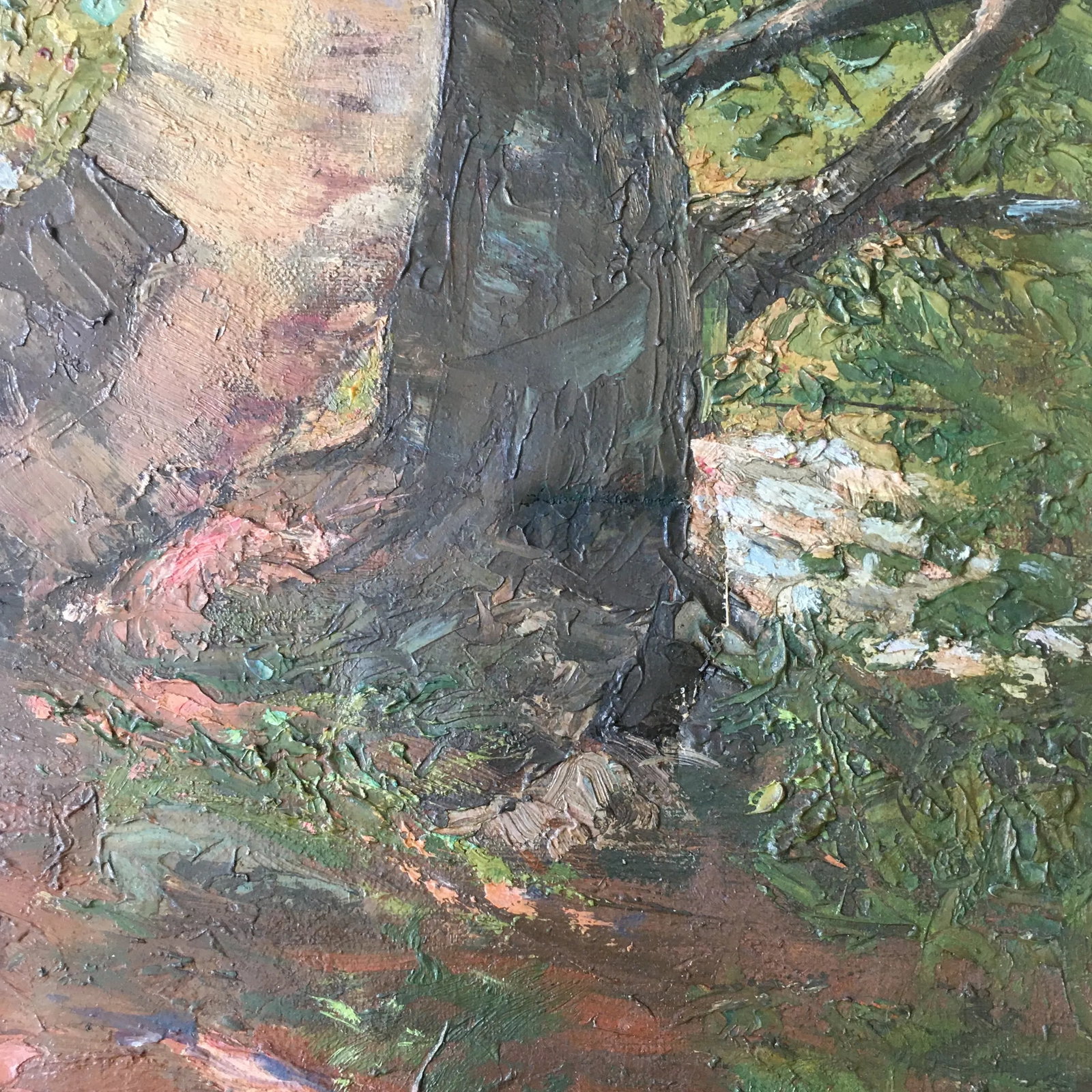 Hammock Between the Trees, by Listed Artist M. E. Evans - 12