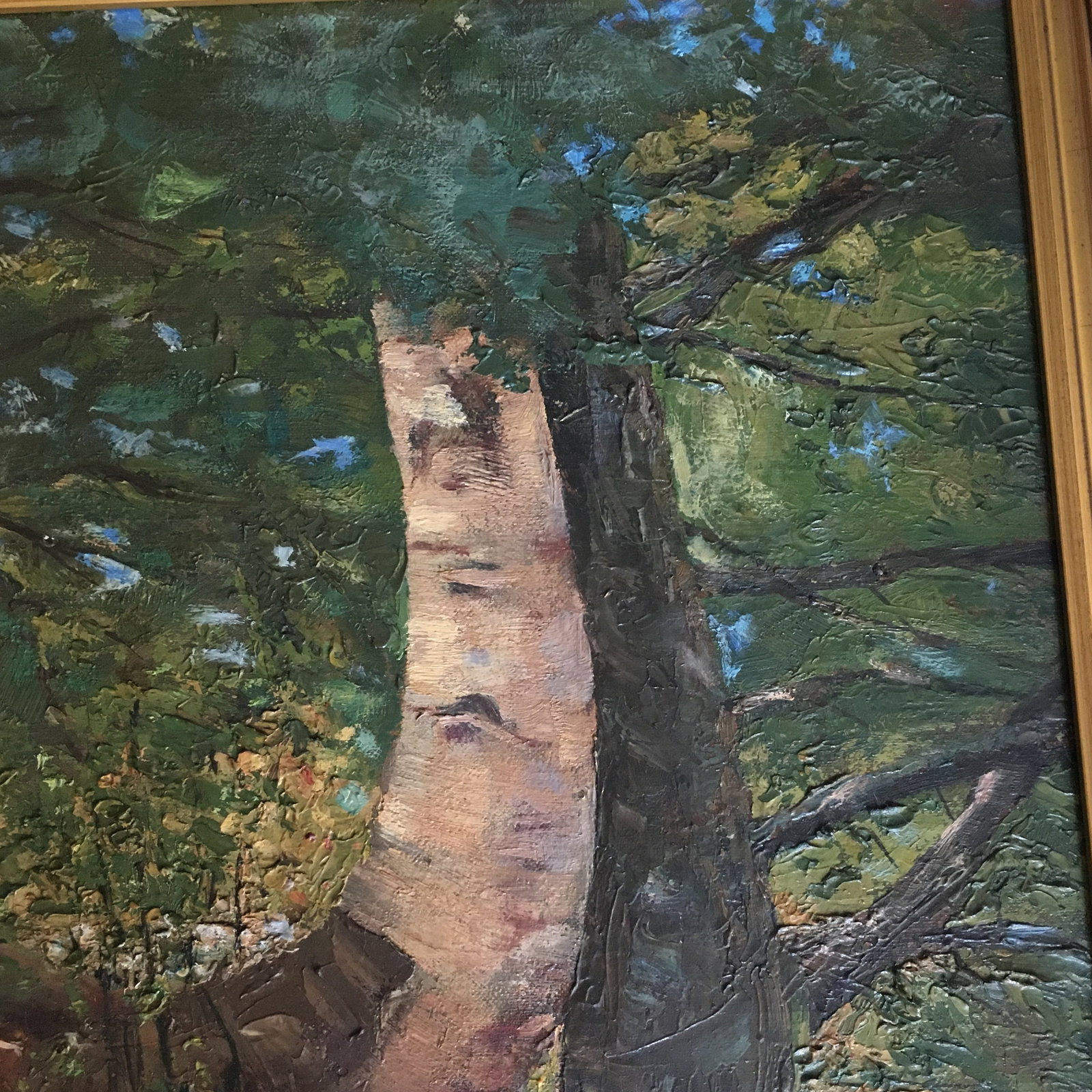 Hammock Between the Trees, by Listed Artist M. E. Evans - 4