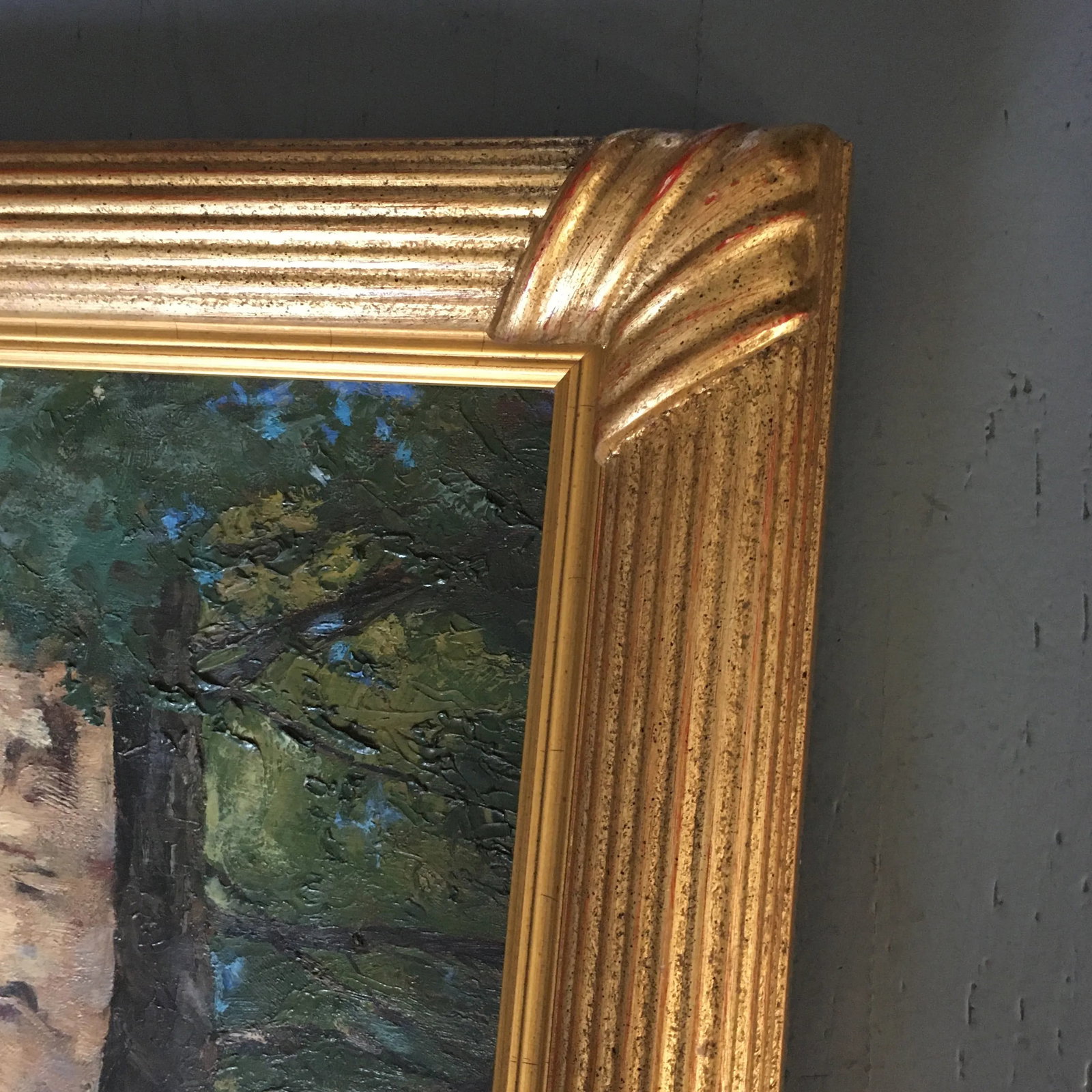 Hammock Between the Trees, by Listed Artist M. E. Evans - 8