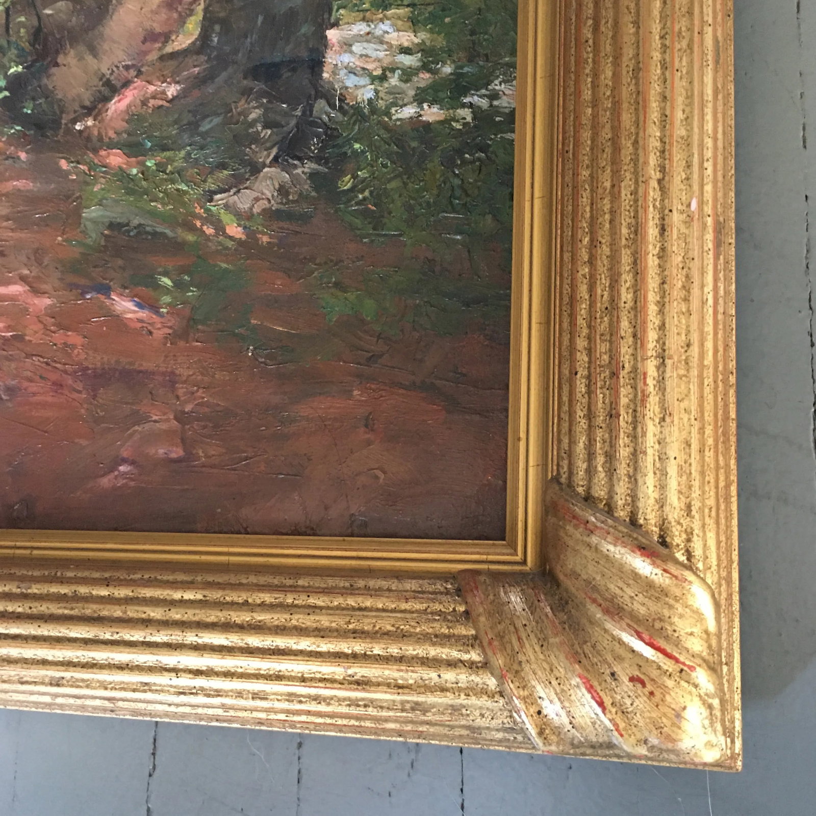 Hammock Between the Trees, by Listed Artist M. E. Evans - 9