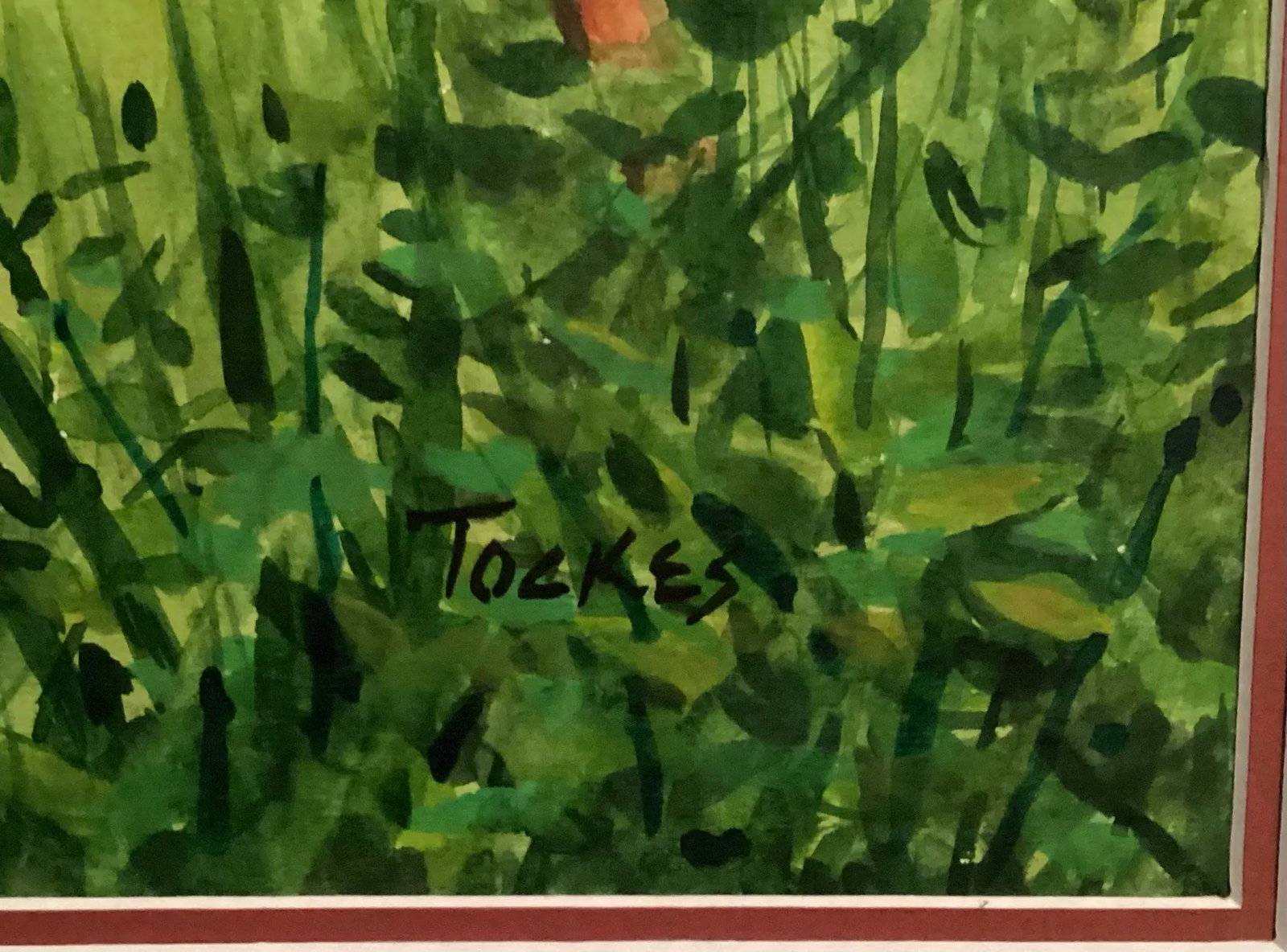 Original Watercolor, by William Tockes." Little Bambino", Signed by artist - 7