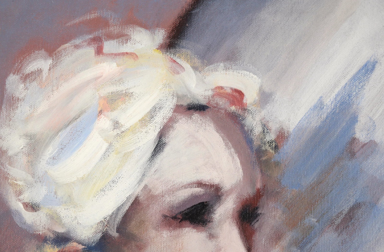 Woman With a Bouquet by the Mirror by Umberto Bianchini - 3
